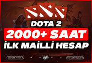 ✅[İLK MAİL] 2000+ SAAT DOTA2 STEAM HESAP⚡️