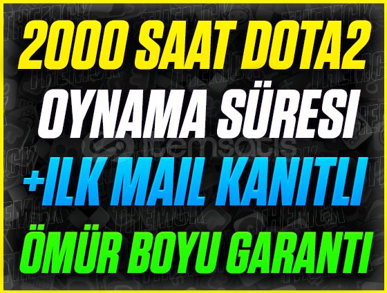 ⭐️2000+ SAAT DOTA 2 STEAM❤️+İLK MAİL❤️ ⭐️2000+ SAAT DOTA 2 STEAM❤️+İLK MAİL❤️