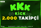 2.000 Takipçi Kick | Garanti | #1