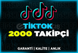 2000 Takipçi TikTok | Garanti | ANLIK