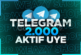 2000 Telegram Aktif Üye YÜKSEK KALİTE/