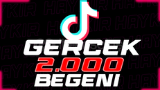 2000 TikTok Beğeni 