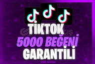 ⭐5000 TİKTOK GERÇEK BEĞENİ + GARANTİ