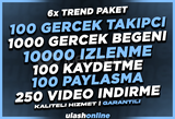 ⭐️[6x] KEŞFET PAKETİ + GARANTİ 