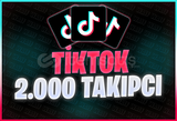 ⭐[KALİTELİ] 2000 TİKTOK GERÇEK TAKİPÇİ