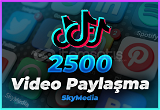 +2500 Tiktok Video Paylaşımı - Garantili