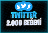 2.000 Twitter Beğeni | ANINDA TESLİM