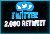 2.000 Twitter Retweet | ANINDA TESLİM