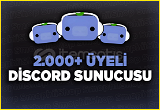 2.000+ Gerçek Üyeli Discord Sunucuları!