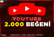 2.000 Youtube Beğeni | Garantili | #1