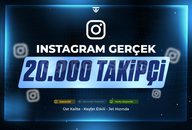 20.000 Gerçek Takipçi | Garantili - Instagram