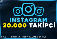 20.000 Gerçek Takipçi | Garantili - Instagram