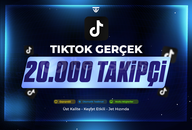 20.000 Gerçek Takipçi | Garantili - TikTok