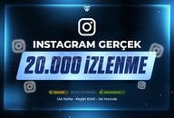 20.000 Gerçek İzlenme - Etkili - Instagram