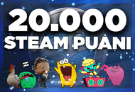 ⭐️ 20.000 STEAM PUANI + GARANTİ ⭐️