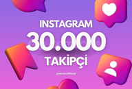 30.000 Takipçi + Ek Paketler | Uygun Fiyat