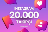 20.000 Takipçi + Ek Paketler | Uygun Fiyat
