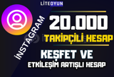 20000 TAKİPÇİLİ ESKİ HESAP - KEŞFET YÜKSEK !