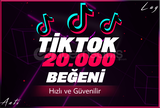 ⚡20.000 TikTok Beğeni | ANLIK | PREMIUM SERVİS