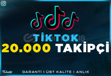 20.000 TikTok Takipçi | Garanti | #1