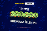 200.000 TikTok Premium İzlenme (Garantili)