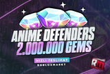 ✅ 2.000.000 GEMS [ANİME DEFENDERS] ⭐