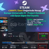 +2000TL Değerinde İlk Mailli | 60+ Bol Oyunlu