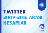 2009-2016 Arası Twitter Hesaplar(Mail Dahil)