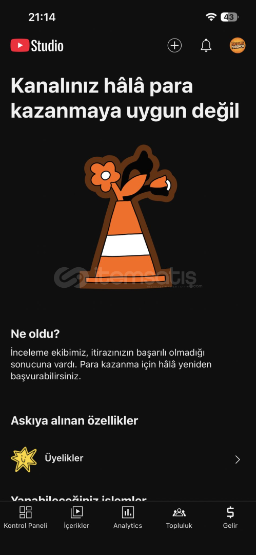 200k abone aylık geliri 270k  200k abone aylık geliri 270k