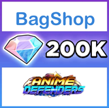 ⭐ 200K Gems ⭐️Anime Defenders (AD)