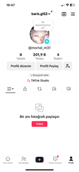 200K Takipcili Tiktok Hesap HAFTAYA ÖZEL FİYAT 