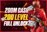 ⭐200M$+200 LEVEL+FULL UNLOCK⭐BAN YOK⭐