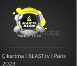 200x Çıkartma | BLAST.tv | Paris 2023