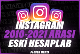 2010-2021 Instagram hesapları