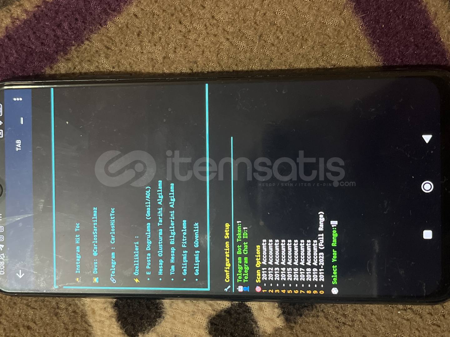 2011 ~ 2023 İnstgram Hesap Çekme Tool