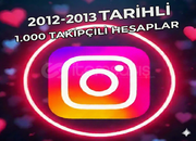 ⭐2012-2013 Tarihli 1.000 Takipçili Hesaplar⭐
