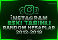 2012 2019 Instagram Random Hesap