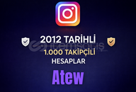 ⭐[2012] İNSTAGRAM 1000 TAKİPÇİLİ HESAP