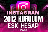 ⭐️2012 KURULUM⭐️ INSTAGRAM HESABI !!