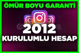 ⭐2012 Açılış İnstagram Hesapları