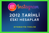 2012 TARİHLİ İNSTAGRAM ESKİ HESAPLAR
