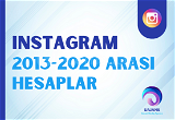 2013 2020 Tarih Arası Instagram Hesaplar