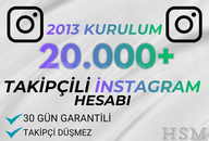 2013 KURULUM - 20.000+ TAKİPÇİLİ - GARANTİLİ
