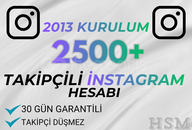 2013 KURULUM - 2500+ TAKİPÇİLİ - GARANTİLİ
