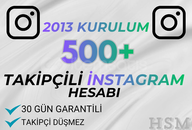 2013 KURULUM - 500+ TAKİPÇİLİ - GARANTİLİ