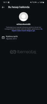 2013 Tarihli OG Instagram Hesabı – Full Access
