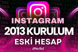 ⭐️2013⭐️ KURULUM İNSTAGRAM HESAP !!