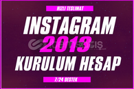 ⭐ 2013 KURULUM INSTAGRAM HESAP ⭐