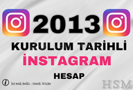 ⭐️ 2013 KURULUM Tarihli İnst Hesap⭐️