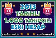 ⚡️2013 Tarihli 1.000 Takipçili Hesaplar⚡️